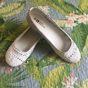 VSCO Vintage 80s-90s white sandal flats trendy